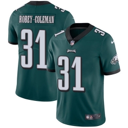 Nike Philadelphia Eagles 31 Nickell Robey Coleman Green Team Color Men Stitched NFL Vapor Untouchable Limited Jersey