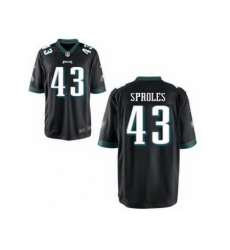 Nike Philadelphia Eagles 43 Darren Sproles Black Game NFL Jersey