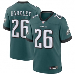 Saquon Barkley Philadelphia Eagles Nike Game Player Jersey Midnight Green