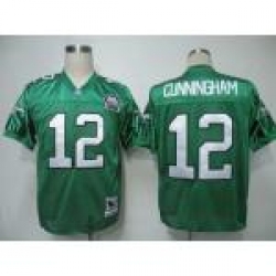 jerseys philadelphia eagles 12 cunningham throwback green