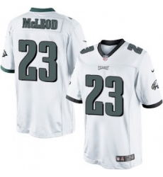 mens nike philadelphia eagles #23 rodney mcleod limited white nfl jersey