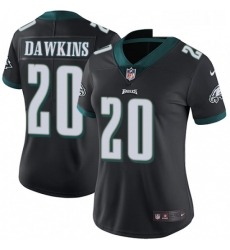 Womens Nike Philadelphia Eagles 20 Brian Dawkins Black Alternate Vapor Untouchable Limited Player NFL Jersey