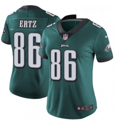 Womens Nike Philadelphia Eagles 86 Zach Ertz Midnight Green Team Color Vapor Untouchable Limited Player NFL Jersey