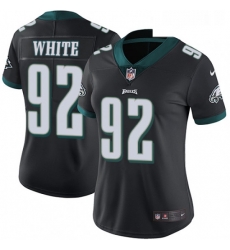 Womens Nike Philadelphia Eagles 92 Reggie White Black Alternate Vapor Untouchable Limited Player NFL Jersey