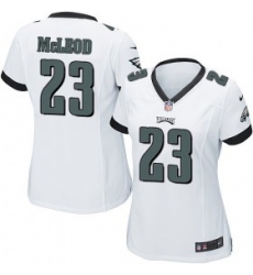 womens nike philadelphia eagles #23 rodney mcleod  white nfl jersey