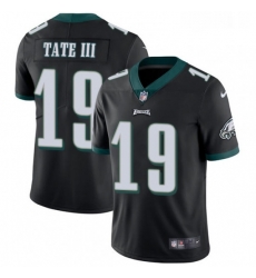 Youth Nike Philadelphia Eagles 19 Golden Tate III Black Alternate Vapor Untouchable Limited Player NFL Jersey