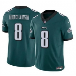 Youth Philadelphia Eagles 8 Chauncey Gardner Johnson Green 2024 F U S E Vapor Untouchable Limited Stitched Football Jersey