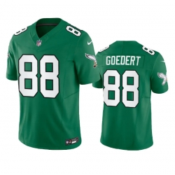 Youth Philadelphia Eagles 88 Dallas Goedert Green F U S E  Throwback Vapor Untouchable Limited Stitched Football Jersey