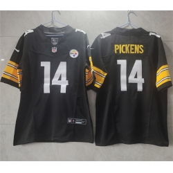 Men Pittsburgh Steelers 14 George Pickens Black 2023 F U S E Vapor Untouchable Limited Jersey