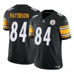 Men Pittsburgh Steelers 84 Cordarrelle Patterson Black 2024 F U S E  Vapor Untouchable Limited Stitched Jersey