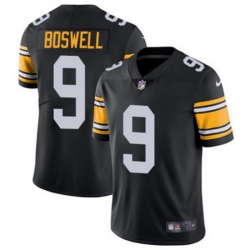 Men Pittsburgh Steelers 9 Chris Boswell Black Vapor Untouchable Stitched Jersey