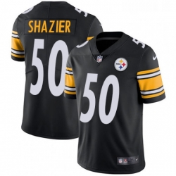 Mens Nike Pittsburgh Steelers 50 Ryan Shazier Black Team Color Vapor Untouchable Limited Player NFL Jersey