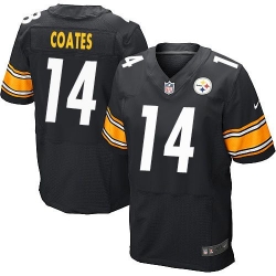 Nike Pittsburgh Steelers #14 Sammie Coates Black Team Color Men 27s Stitched NFL Elite Jersey