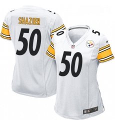 Womens Nike Pittsburgh Steelers 50 Ryan Shazier Game White NFL Jersey