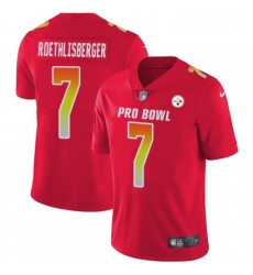 Youth Nike Pittsburgh Steelers 7 Ben Roethlisberger Limited Red 2018 Pro Bowl NFL Jersey