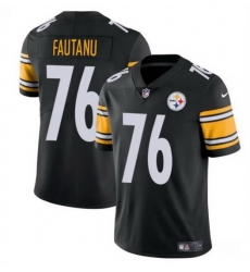 Youth Pittsburgh Steelers 76 Troy Fautanu Black Vapor Untouchable Limited Stitched Jersey