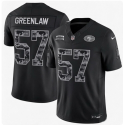 Men San Francisco 49ers 57 Dre Greenlaw Black 2026 Salute to Service Limited Stitched Football Jersey