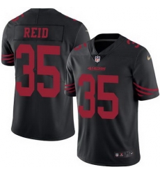 Nike 49ers #35 Eric Reid Black Mens Stitched NFL Limited Rush Jersey