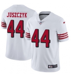 Nike 49ers #44 Kyle Juszczyk White Rush Youth Stitched NFL Vapor Untouchable Limited Jersey