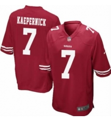 Youth Nike San Francisco 49ers 7 Colin Kaepernick Red NFL Jerseys