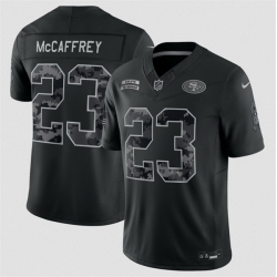 Youth San Francisco 49ers  Christian McCaffrey Black 2026 Salute to Service Limited Stitched Football Jersey