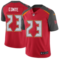 Men Nike Buccaneers #23 Chris Conte Red Team Color Stitched NFL Vapor Untouchable Limited Jersey