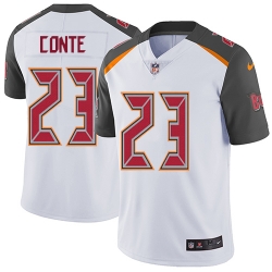 Men Nike Buccaneers #23 Chris Conte White Stitched NFL Vapor Untouchable Limited Jersey