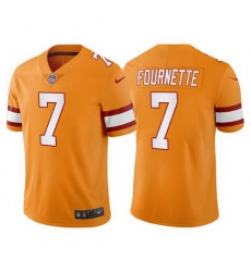 Men Tampa Bay Buccaneers 7 Leonard Fournette Orange Vapor Untouchable Limited Stitched jersey