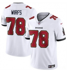 Men Tampa Bay Buccaneers 78 Tristan Wirfs White 2025 Vapor Untouchable Limited Stitched Football Jersey