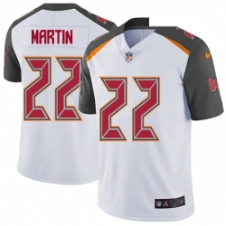 Mens Nike Tampa Bay Buccaneers 22 Doug Martin White Vapor Untouchable Limited Player NFL Jersey