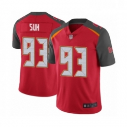 Mens Tampa Bay Buccaneers 93 Ndamukong Suh Red Team Color Vapor Untouchable Limited Player Football Jersey