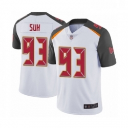 Mens Tampa Bay Buccaneers 93 Ndamukong Suh White Vapor Untouchable Limited Player Football Jersey