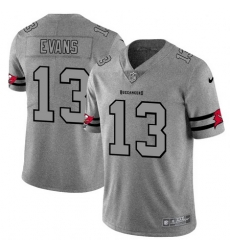 Nike Buccaneers 13 Mike Evans 2019 Gray Gridiron Gray Vapor Untouchable Limited Jersey