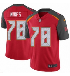 Nike Buccaneers 78 Tristan Wirfs Red Team Color Men Stitched NFL Vapor Untouchable Limited Jersey