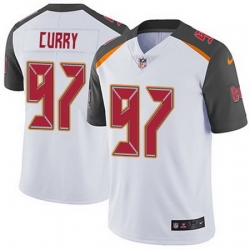 Nike Buccaneers #97 Vinny Curry White Mens Stitched NFL Vapor Untouchable Limited Jersey