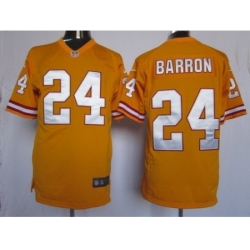 Nike Tampa Bay Buccaneers 24 Mark Barron Yellow Game NFL Jersey