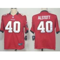 Nike Tampa Bay Buccaneers 40 Mike Alstott Red Game NFL Jersey