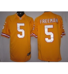 Nike Tampa Bay Buccaneers 5 Josh Freeman Yellow Game NFL Jersey