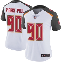 Nike Buccaneers #90 Jason Pierre Paul White Womens Stitched NFL Vapor Untouchable Limited Jersey