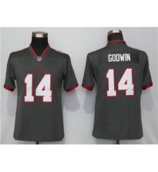 Women Nike Tampa Bay Buccaneers 14 Chris Godwin Gray Women New 2020 Vapor Untouchable Limited Jersey