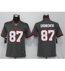 Women Nike Tampa Bay Buccaneers 87 Gray Women New 2020 Vapor Untouchable Limited Jersey