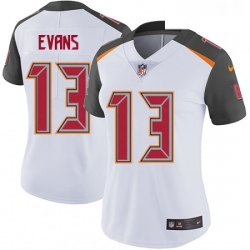 Womens Nike Tampa Bay Buccaneers 13 Mike Evans White Vapor Untouchable Limited Player NFL Jersey