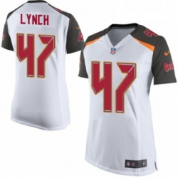 Womens Nike Tampa Bay Buccaneers 47 John Lynch Game White NFL Jersey