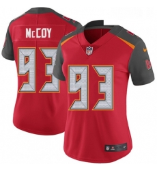 Womens Nike Tampa Bay Buccaneers 93 Gerald McCoy Red Team Color Vapor Untouchable Limited Player NFL Jersey