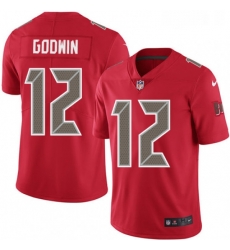 Youth Nike Tampa Bay Buccaneers 12 Chris Godwin Limited Red Rush Vapor Untouchable NFL Jersey