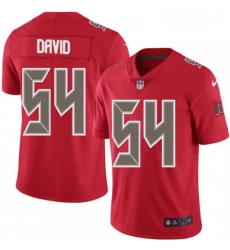 Youth Nike Tampa Bay Buccaneers 54 Lavonte David Limited Red Rush Vapor Untouchable NFL Jersey