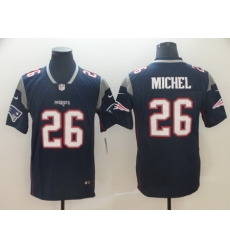 Nike Patriots 26 Sony Michel Navy Vapor Untouchable Limited Jersey