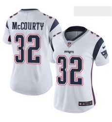 Nike Patriots 32 Devin McCourty White  Women Vapor Untouchable Limited Jersey