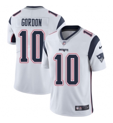 Nike Patriots #10 Josh Gordon White Youth Stitched NFL Vapor Untouchable Limited Jersey