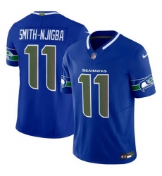 Men Seattle Seahawks 11 Jaxon Smith Njigba Royal 2025 F U S E Rivalries Vapor Untouchable Limited Stitched Football Jersey Men Seattle Seahawks 11 Jaxon Smith Njigba Royal 2025 F U S E Rivalries Vapor Untouchable Limited Stitched Football Jersey